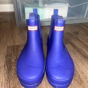Hunter Boots Chelsea Style Royal Blue
